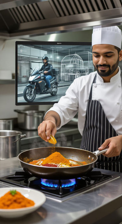 
India: restaurante y delivery