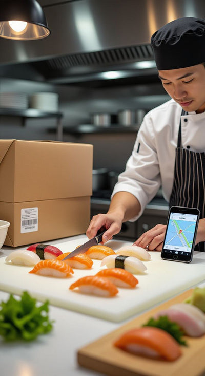 
Sushi y entrega a domicilio