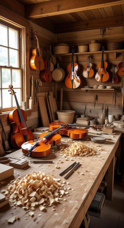
Instrumentos de cuerda artesanales