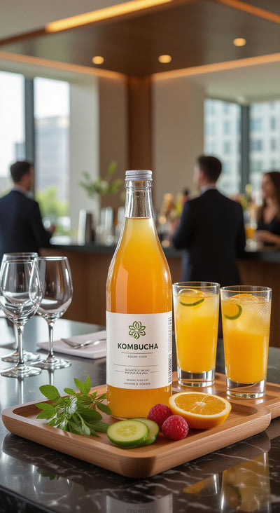
Kombucha y jugos