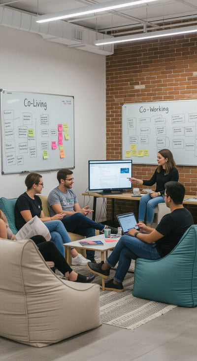 
Coliving y coworking estudiantil