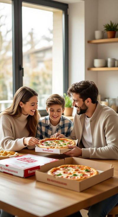 
Pizzas y hamburguesas a domicilio