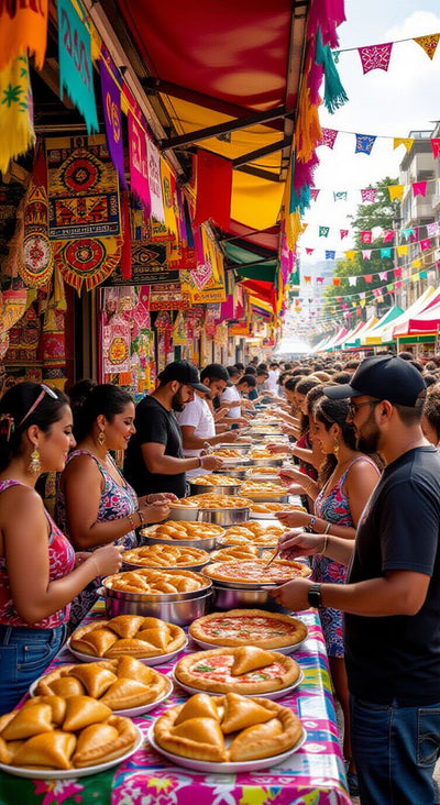 
Empanadas y pizzas latinas
