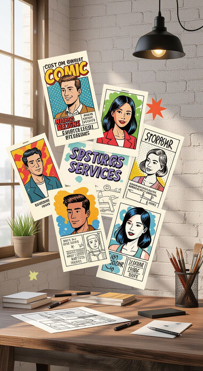 
Ilustración y cómics a medida