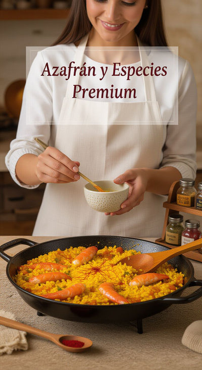 
Azafrán y especias premium