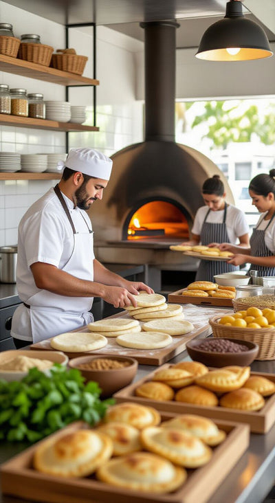 
Arepas y empanadas latinoamericanas