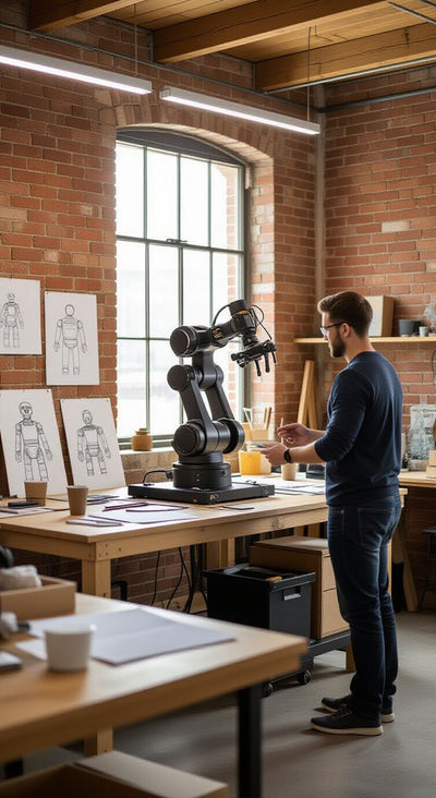
Robots industriales y colaborativos