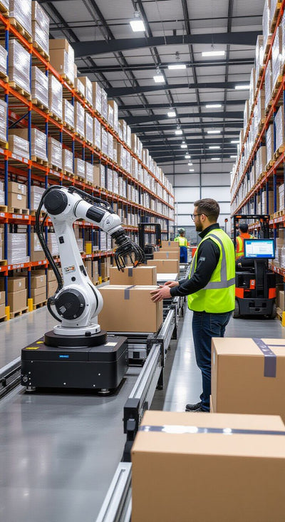 
Robots industriales y colaborativos