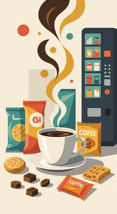 
Vending de café y snacks