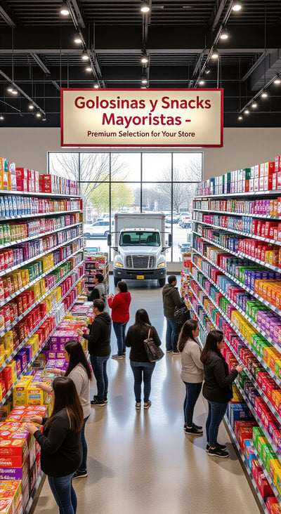 
Golosinas y snacks mayoristas