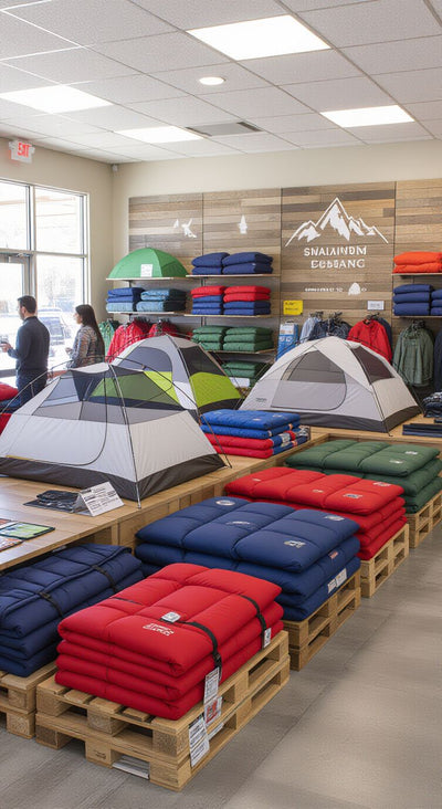 
Tiendas y sacos de camping
