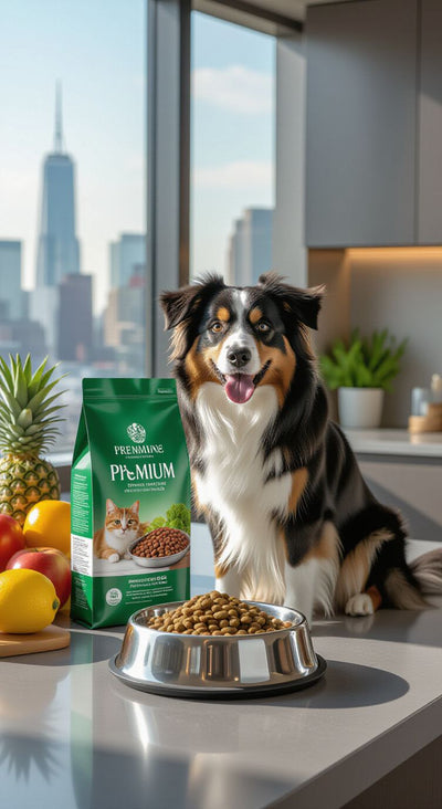 
Alimentos premium para perros y gatos