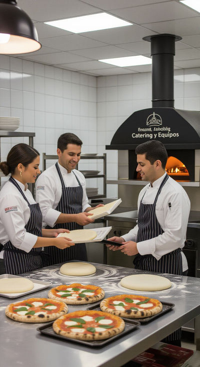 
Pizzas, catering y equipos