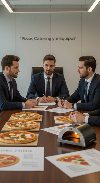 
Pizzas, catering y equipos