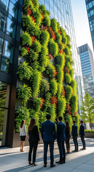 
Jardines verticales y verdes