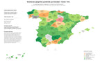 distribución geográfica revistas, libros infantiles, cómics