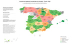 distribución geográfica minerales industriales, cal viva, carbonato de calcio