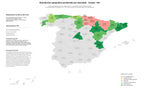 provincias menos competidas alojamiento rural, habitaciones individuales, apartamento familiar