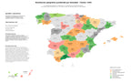 distribución geográfica publicaciones de igualdad, charlas de igualdad, cursos de igualdad