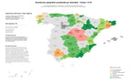 ponderación por provincias instalación interactiva, tecnología inmersiva, diseño de exposición