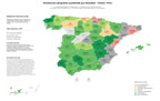 ponderación por provincias maquinaria usada, máquinas herramienta, máquinas de procesamiento