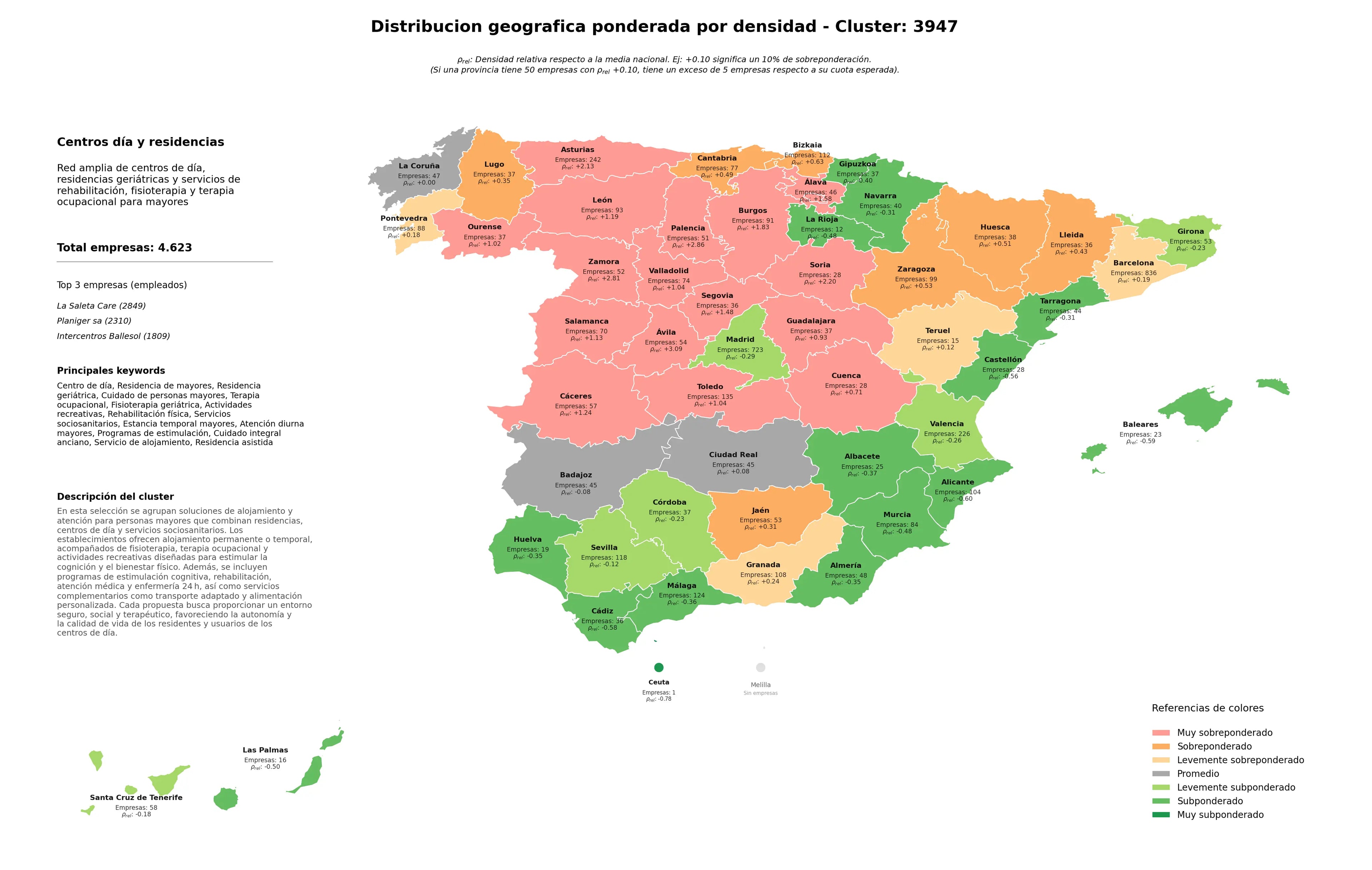 cobertura por regiones residencia de mayores, cuidado de personas mayores, atención diurna mayores