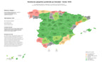 ponderación por provincias marisco fresco, langostinos vivos, productos del mar