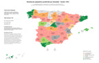 ponderación por provincias pistachos, semillas, cacahuetes