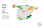 ponderación por provincias alquiler oficinas, espacios para eventos, espacio coworking
