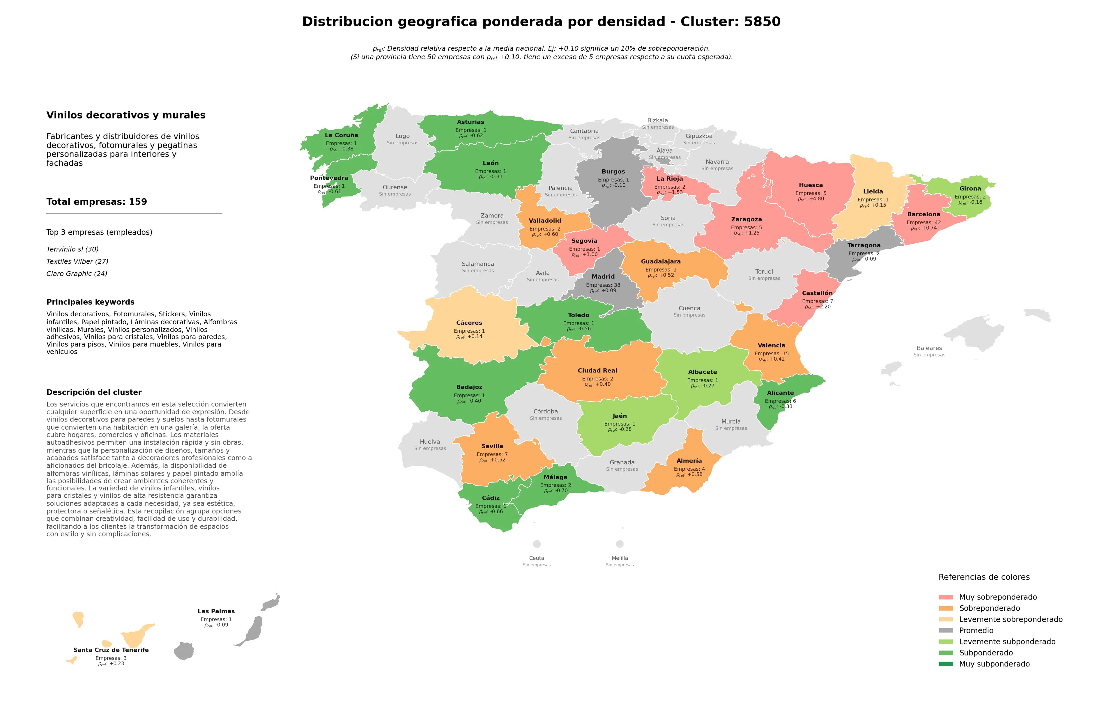 competencia por region vinilos decorativos, vinilos para paredes, vinilos infantiles