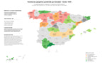distribución geográfica refresco carbonatado, bebida gaseosa, soda saborizada