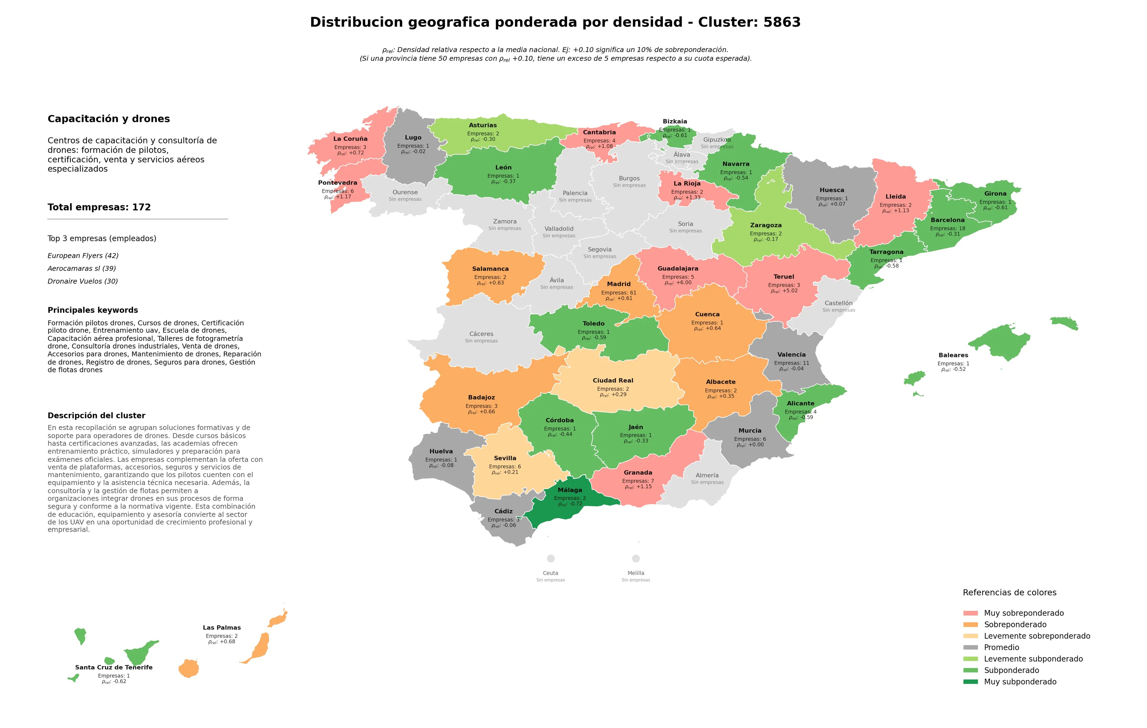 saturacion provincias formación pilotos drones, mantenimiento de drones, talleres de fotogrametría drone