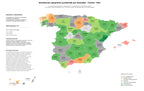distribución geográfica domótica residencial, smart home, control de climatización