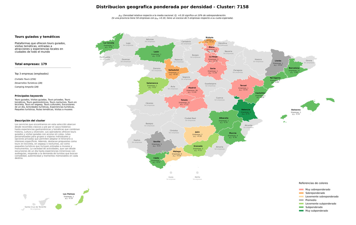 saturacion provincias tours guiados, paquetes turísticos, experiencias turísticas