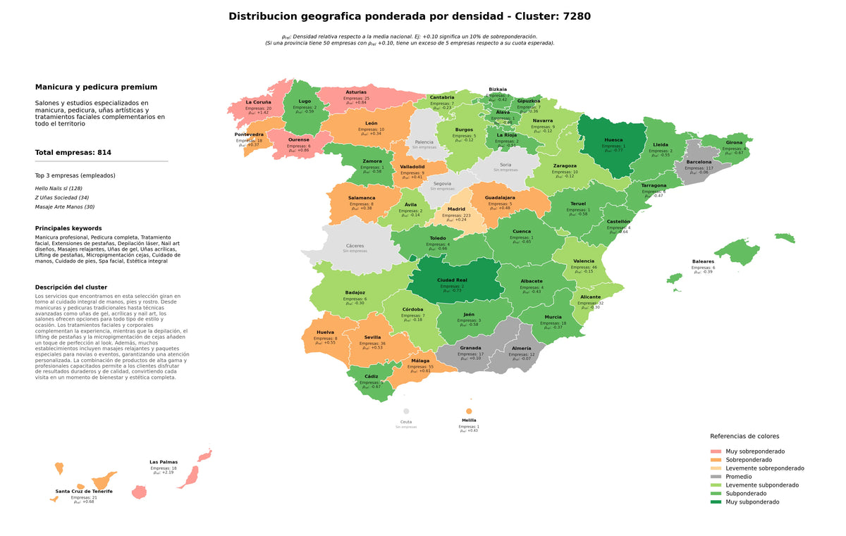 provincias con mayor oportunidad pedicura completa, depilación láser, spa facial