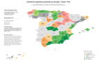 distribución geográfica cursos patronaje, cursos encuadernación, cursos bordado artesanal