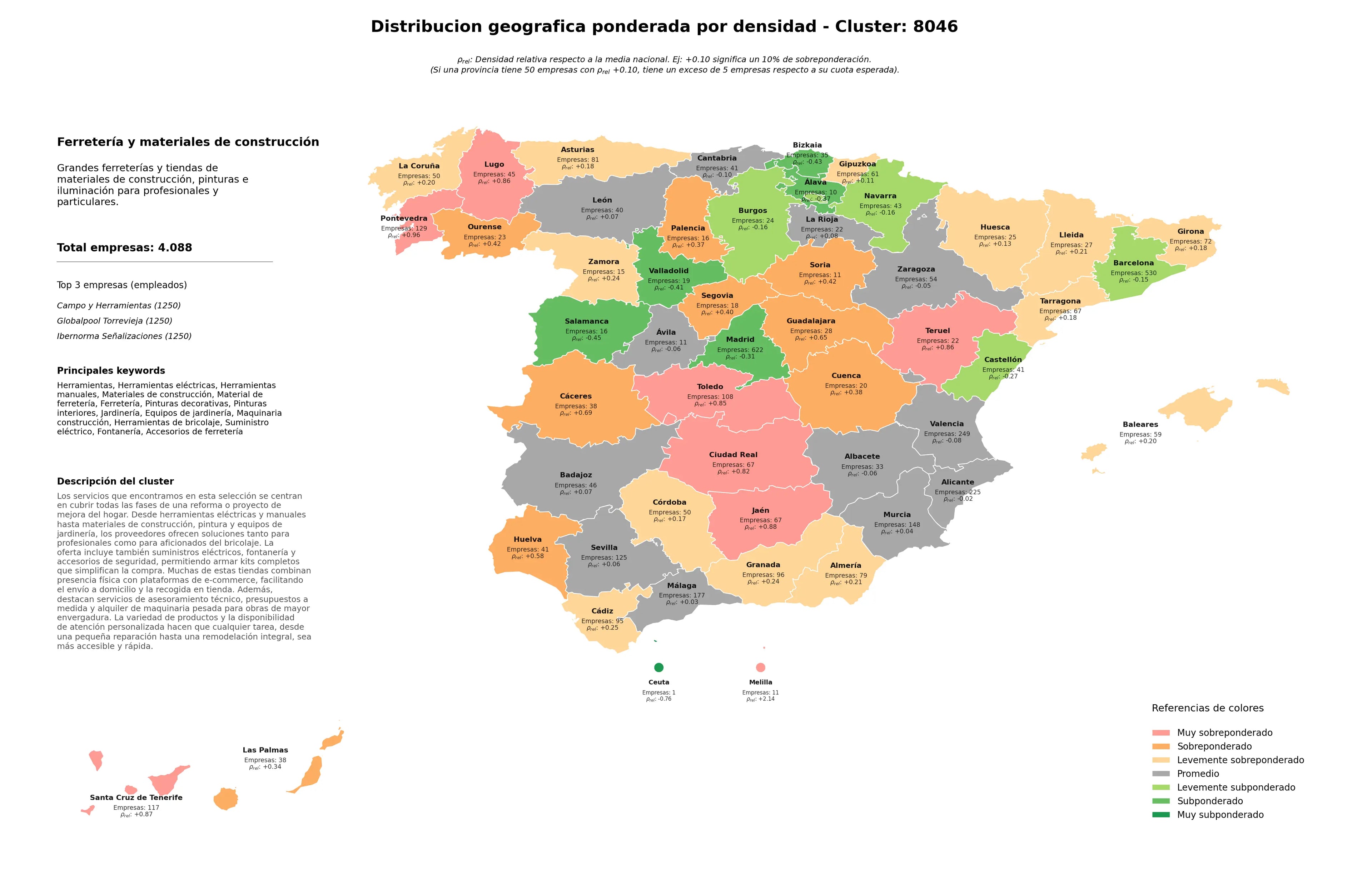 cobertura por regiones herramientas, equipos de jardinería, pinturas interiores