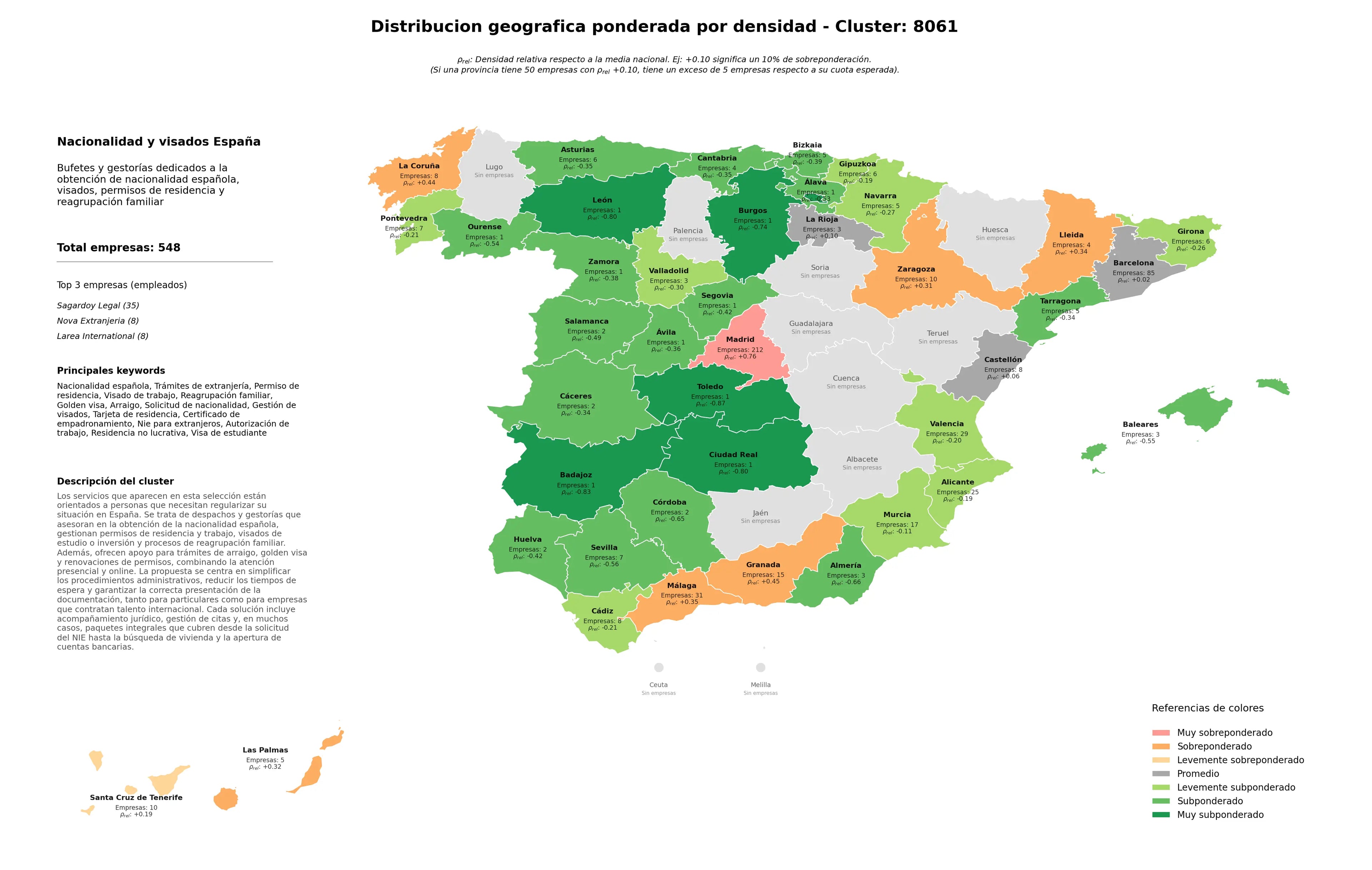 cobertura por regiones nacionalidad española, residencia no lucrativa, visa de estudiante