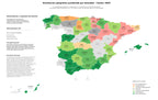 distribución geográfica prensas hidráulicas, máquinas laminado, máquinas perforación