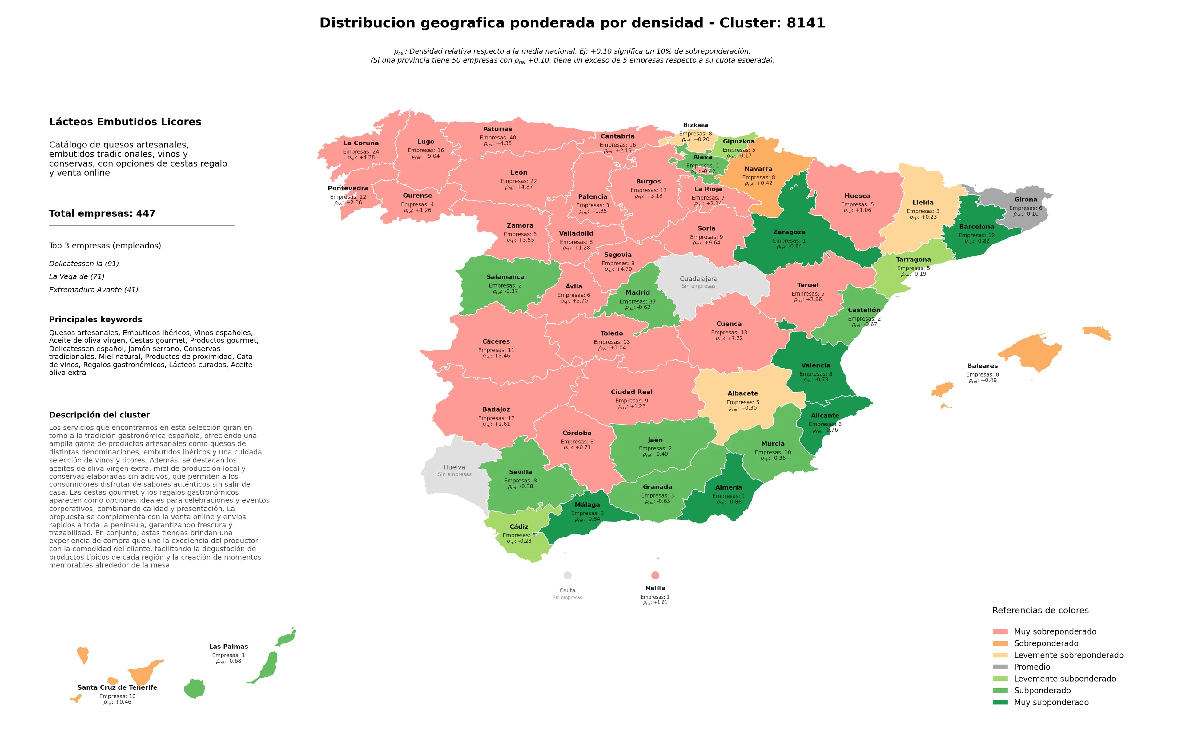 provincias menos competidas quesos artesanales, aceite de oliva virgen, productos de proximidad