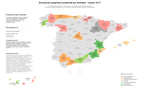 distribución geográfica cámaras de seguridad, dispositivo de seguridad, sensor movimiento