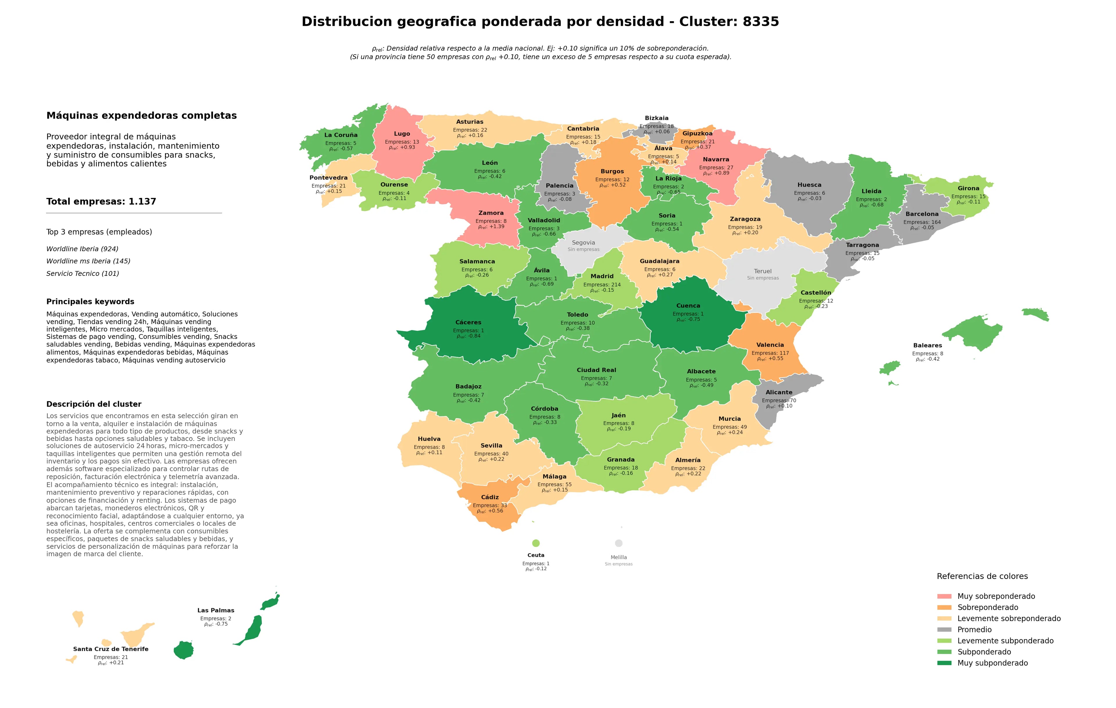 provincias menos competidas máquinas expendedoras, máquinas expendedoras tabaco, tiendas vending 24h