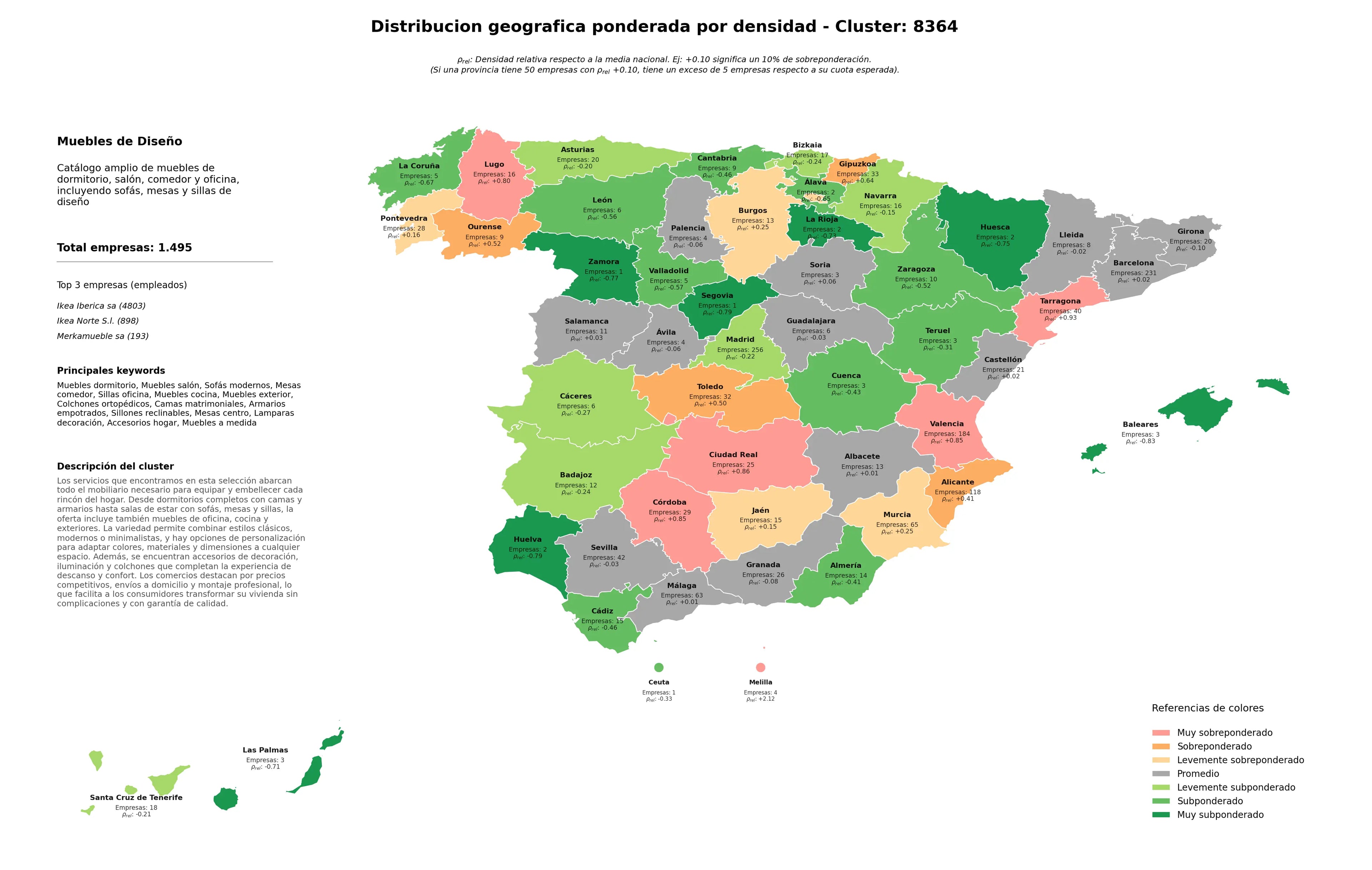 provincias con mayor oportunidad muebles dormitorio, muebles cocina, armarios empotrados