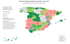 análisis provincial melocotón, pera, cítricos