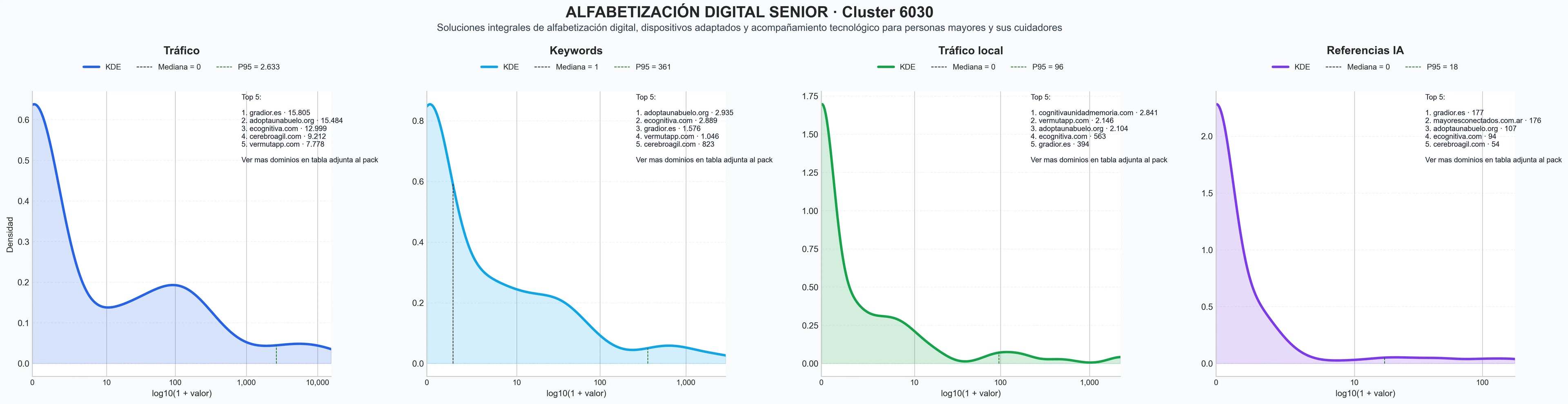 analisis de la competencia relativa talleres informática senior, cognición senior, recursos demencia senior