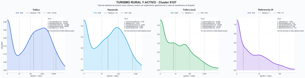 cuota de mercado digital gastronomía local, visitas guiadas, rutas turísticas