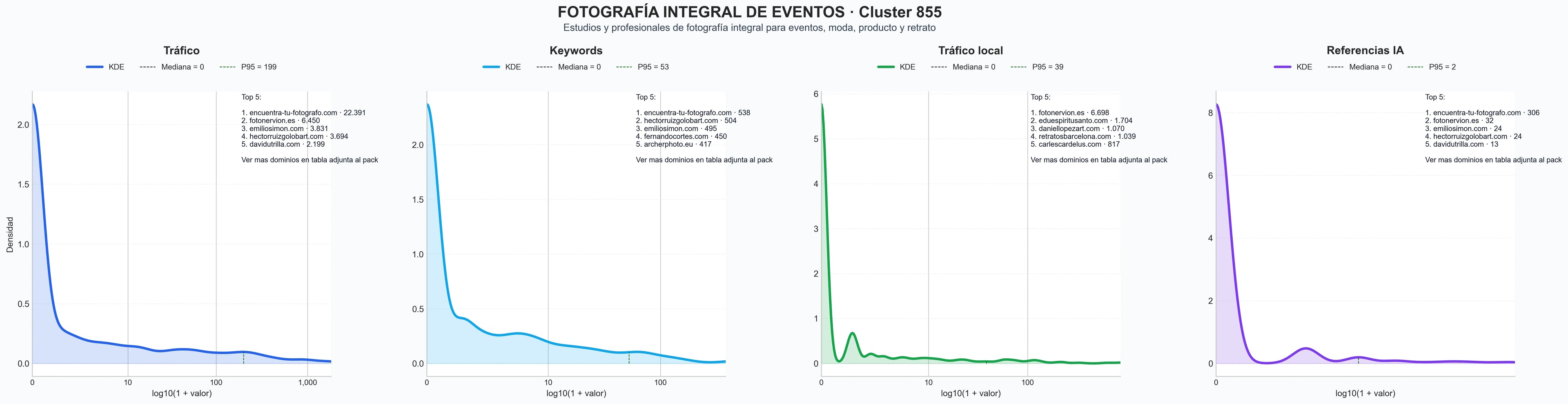 analisis del rubro fotografía de eventos, fotografía comercial, fotografía de retrato