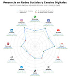 analisis de presencia en redes accesorios de tejido, bufandas de lana, mantas de lana