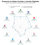 penetracion de redes sociales del sector prótesis capilar, cintas adhesivas, clip-in extensiones