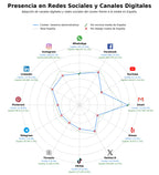 penetracion de redes sociales del sector gestoría administrativa, gestión de vehículos, trámites de tráfico
